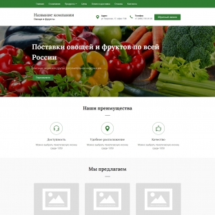 Поставка овощей и фруктов
